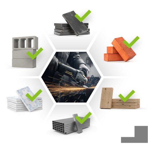 Diax 900W sarokcsiszoló, sebességszabályozás, 10 tárcsa, 125 mm, nagy teljesítményű sarokcsiszoló Humberg HM-410