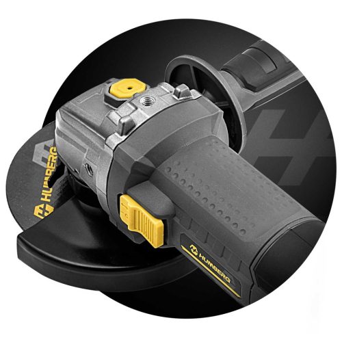 Diax 900W sarokcsiszoló, sebességszabályozás, 10 tárcsa, 125 mm, nagy teljesítményű sarokcsiszoló Humberg HM-410