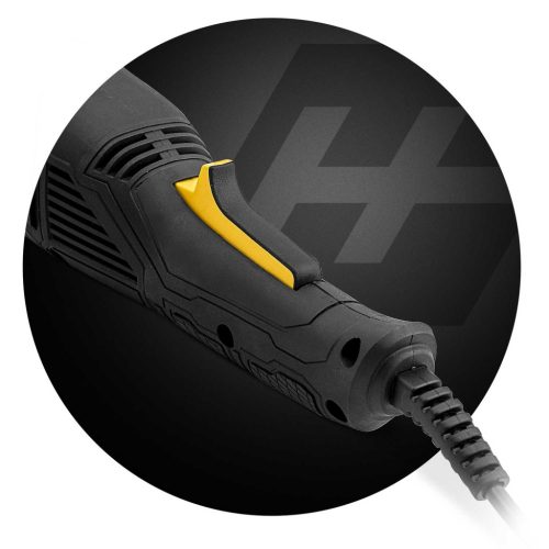 Diax 1200W sarokcsiszoló, sebességszabályozás, 10 tárcsa, 125 mm, nagy teljesítményű sarokcsiszoló Humberg HM-411