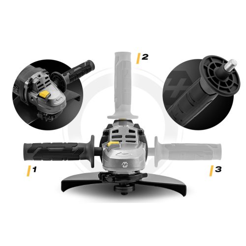 Diax 2000W 230mm sarokcsiszoló lassú indítású erős sarokcsiszoló Humberg HM-413