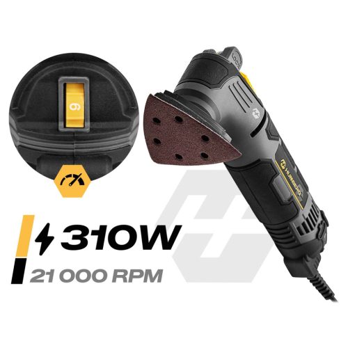 Humberg HM-414 310W orbitális csiszoló, multicsiszoló, polírozó