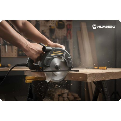 1200 W-os Humberg HM-420 körfűrész fához vezetőléccel és porelszívással