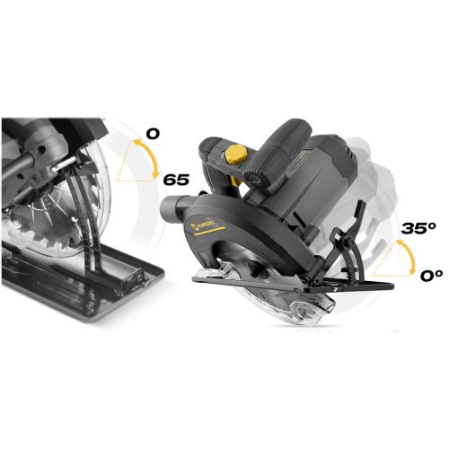 1200 W-os Humberg HM-420 körfűrész fához vezetőléccel és porelszívással