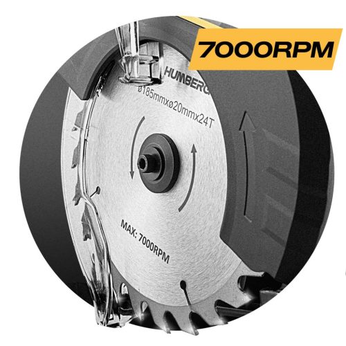 1200 W-os Humberg HM-420 körfűrész fához vezetőléccel és porelszívással