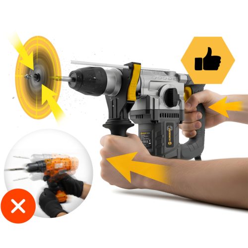 Kalapácsfúró 4J SDS PLUS 1010 W Humberg HM-430