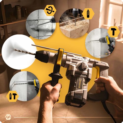 Kalapácsfúró 4J SDS PLUS 1010 W Humberg HM-430