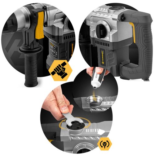 Kalapácsfúró 4J SDS PLUS 1010 W Humberg HM-430