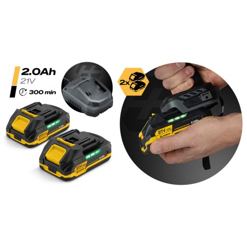 Humberg 21V HM-432 akkus ütvefúró-csavarozó