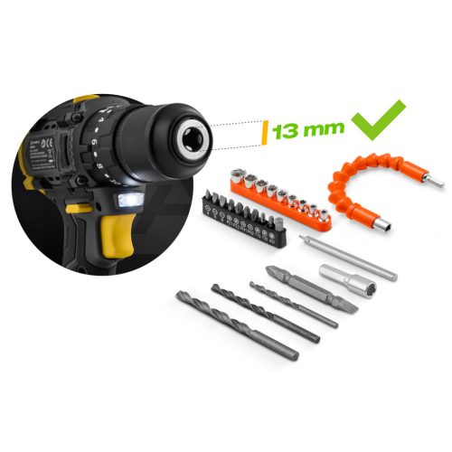 Humberg 21V HM-432 akkus ütvefúró-csavarozó