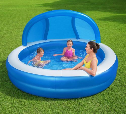 Felfújható medence 241 x 241 x 140 cm kék Bestway 54337