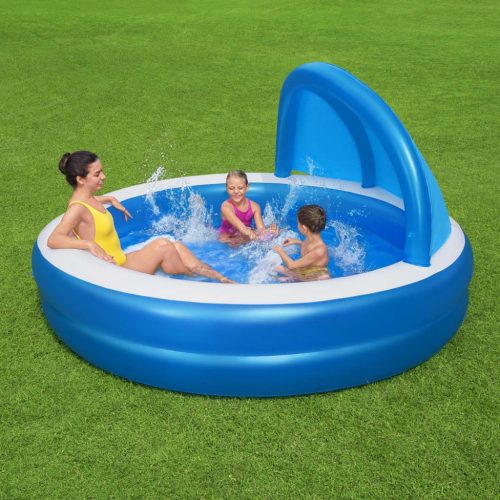 Felfújható medence 241 x 241 x 140 cm kék Bestway 54337