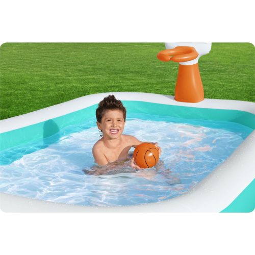 Dunk'N Splash felfújható medence 251 x 168 x 102 cm Bestway 54445