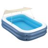 Felfújható családi medence tetővel 254 x 174 x 140 cm Bestway 54449