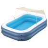 Felfújható családi medence tetővel 254 x 174 x 140 cm Bestway 54449