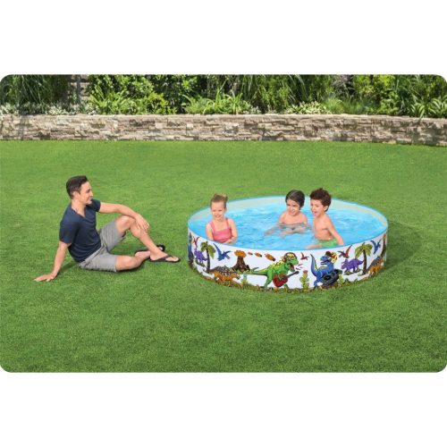 Gyermek kerti medence dinoszaurusz 183 x 38 cm Bestway 55022