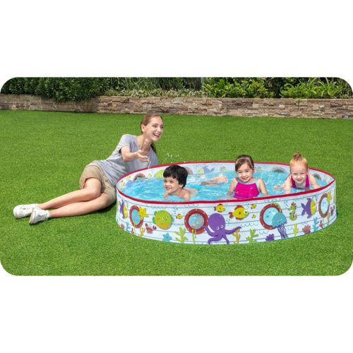 Bővítő medence gyerekeknek halakkal 152 x 25 cm Bestway 55029