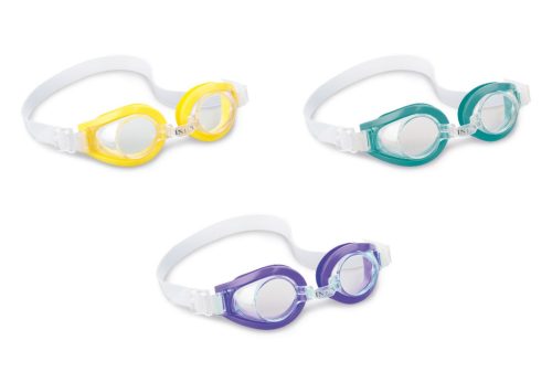 Intex 55602 gyermek úszószemüveg, sárga