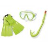 Gyermek búvárkészlet maszk + snorkel + uszonyok INTEX 55655