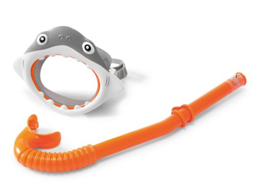 Búvárkészlet Shark Mask + Tube INTEX 55944 szürke