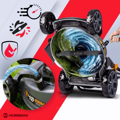 40 cm-es 45 l-es Zongshen 141cc benzinmotoros fűnyíró + Humberg HM-600 olaj