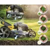 Benzines önjáró fűnyíró 51 cm-es 70 l-es Loncin 196cc + Humberg HM-601 olajjal