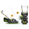 Benzinüzemű fűnyíró önjáró meghajtással 56 cm 70 l LONCIN 196cc + Humberg HM-602 olaj