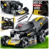 Benzinmotoros fűnyíró önjáró meghajtással 51 cm 70 l Honda 202cc 5.7 LE + Humberg HM-603 olaj