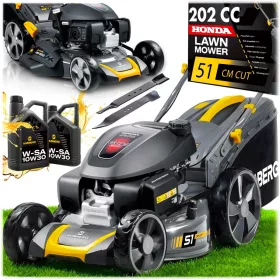   Benzinmotoros fűnyíró önjáró meghajtással 51 cm 70 l Honda 202cc 5.7 LE + Humberg HM-603 olaj