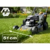 Benzinmotoros fűnyíró önjáró meghajtással 51 cm 70 l Honda 202cc 5.7 LE + Humberg HM-603 olaj