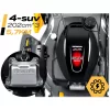 Benzinmotoros fűnyíró önjáró meghajtással 51 cm 70 l Honda 202cc 5.7 LE + Humberg HM-603 olaj