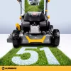 Benzinmotoros fűnyíró önjáró meghajtással 51 cm 70 l Honda 202cc 5.7 LE + Humberg HM-603 olaj