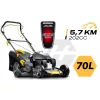 Benzinmotoros fűnyíró önjáró meghajtással 51 cm 70 l Honda 202cc 5.7 LE + Humberg HM-603 olaj