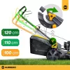 Benzinmotoros fűnyíró önjáró meghajtással 51 cm 70 l Honda 202cc 5.7 LE + Humberg HM-603 olaj