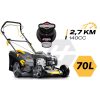 Benzinmotoros fűnyíró önjáróval 46 cm-es mulcsozással 70 l 140cc + Humberg HM-604 olajjal