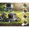 Benzinmotoros fűnyíró önjáróval 46 cm-es mulcsozással 70 l 140cc + Humberg HM-604 olajjal