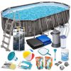 Keretes kerti medence 610 x 366 x 122 cm 18in1 Bestway 5611R
