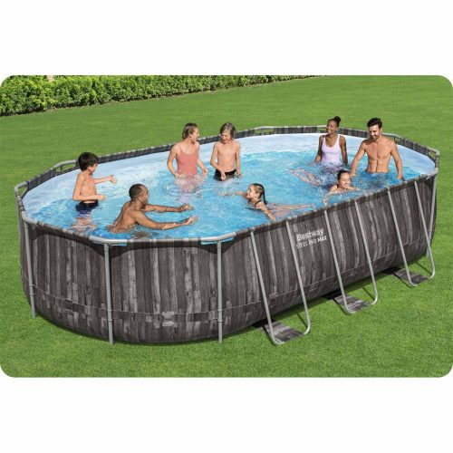 Keretes kerti medence 610 x 366 x 122 cm 18in1 Bestway 5611R