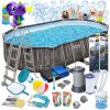 Keretes kerti medence 610 x 366 x 122 cm 18in1 Bestway 5611R