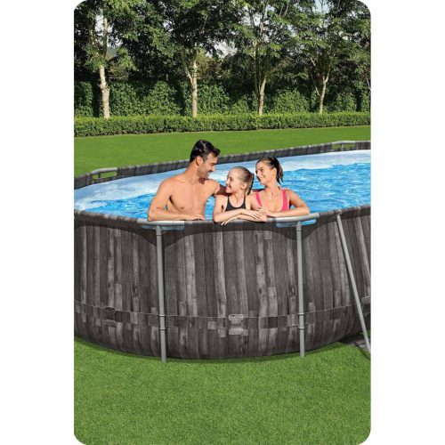 Keretes kerti medence 610 x 366 x 122 cm 12 az 1-ben Bestway 5611R