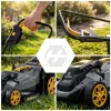 Könnyű és nagy teljesítményű elektromos fűnyíró szabályozható teljesítménnyel 1400 W 34 cm Humberg HM-612
