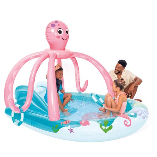 Felfújható játszótér vidám polippal INTEX 56138