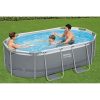 Keretes kerti medence 305 x 200 x 84 cm 17in1 Bestway 5614A + buborékos gép INGYEN