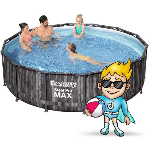 Keretes kerti medence 427 x 107 cm 17 az 1-ben Bestway 5614Z