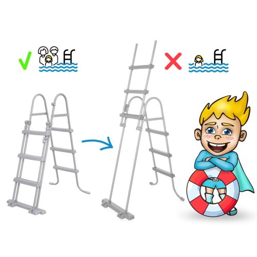 Keretes kerti medence 427 x 107 cm 17 az 1-ben Bestway 5614Z