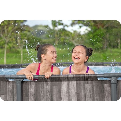 Keretes kerti medence 427 x 107 cm 17 az 1-ben Bestway 5614Z