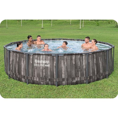 Keretes kerti medence 427 x 107 cm 17 az 1-ben Bestway 5614Z