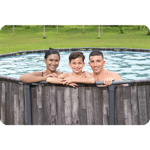 Keretes kerti medence 427 x 107 cm 17 az 1-ben Bestway 5614Z