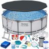 Keretes kerti medence 396 x 122 cm 18in1 Bestway 5618W