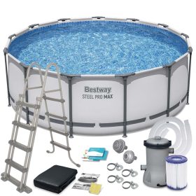 Keretes kerti medence 396 x 122 cm 11 az 1-ben Bestway 5618W