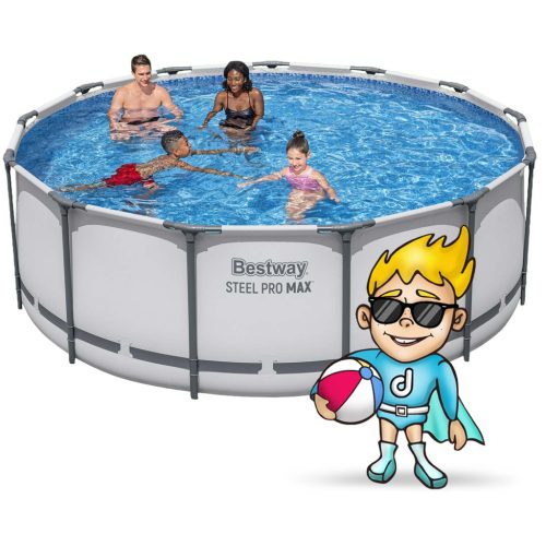 Keretes kerti medence 396 x 122 cm 11 az 1-ben Bestway 5618W